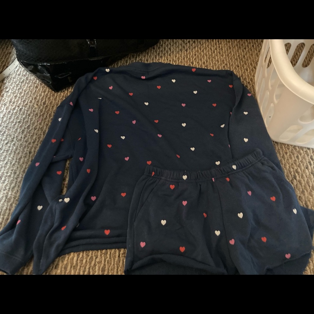 Hearts pj set